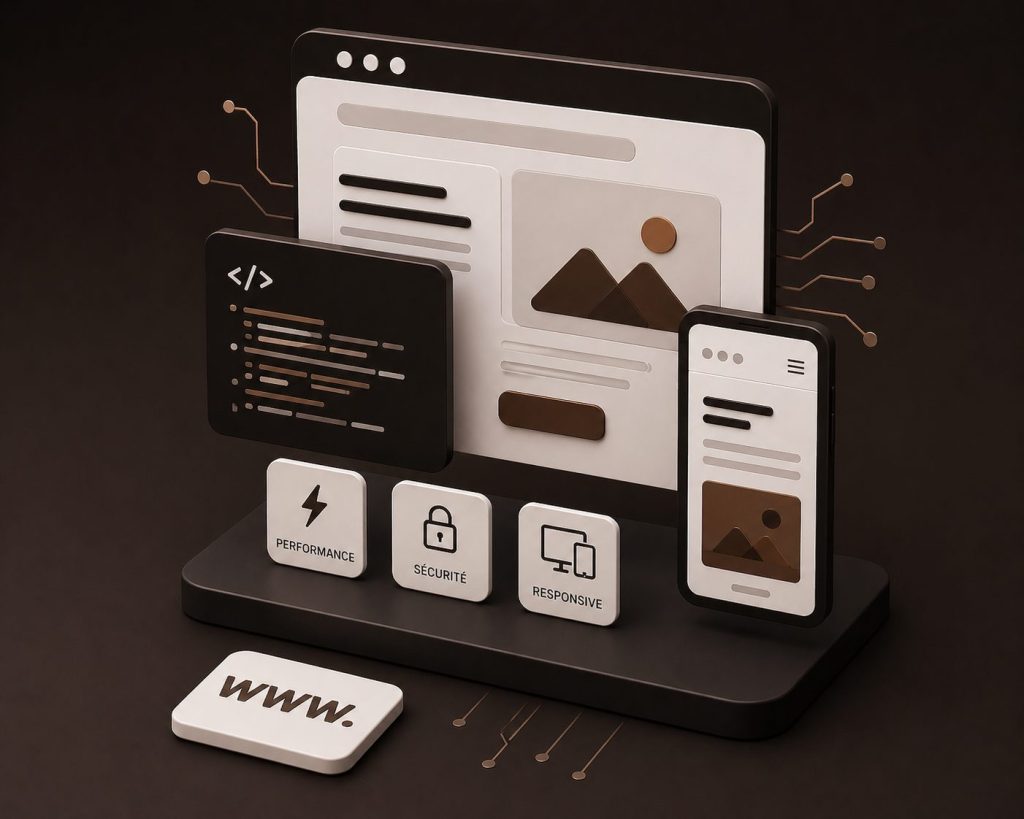 ordinateur pour création de site interne