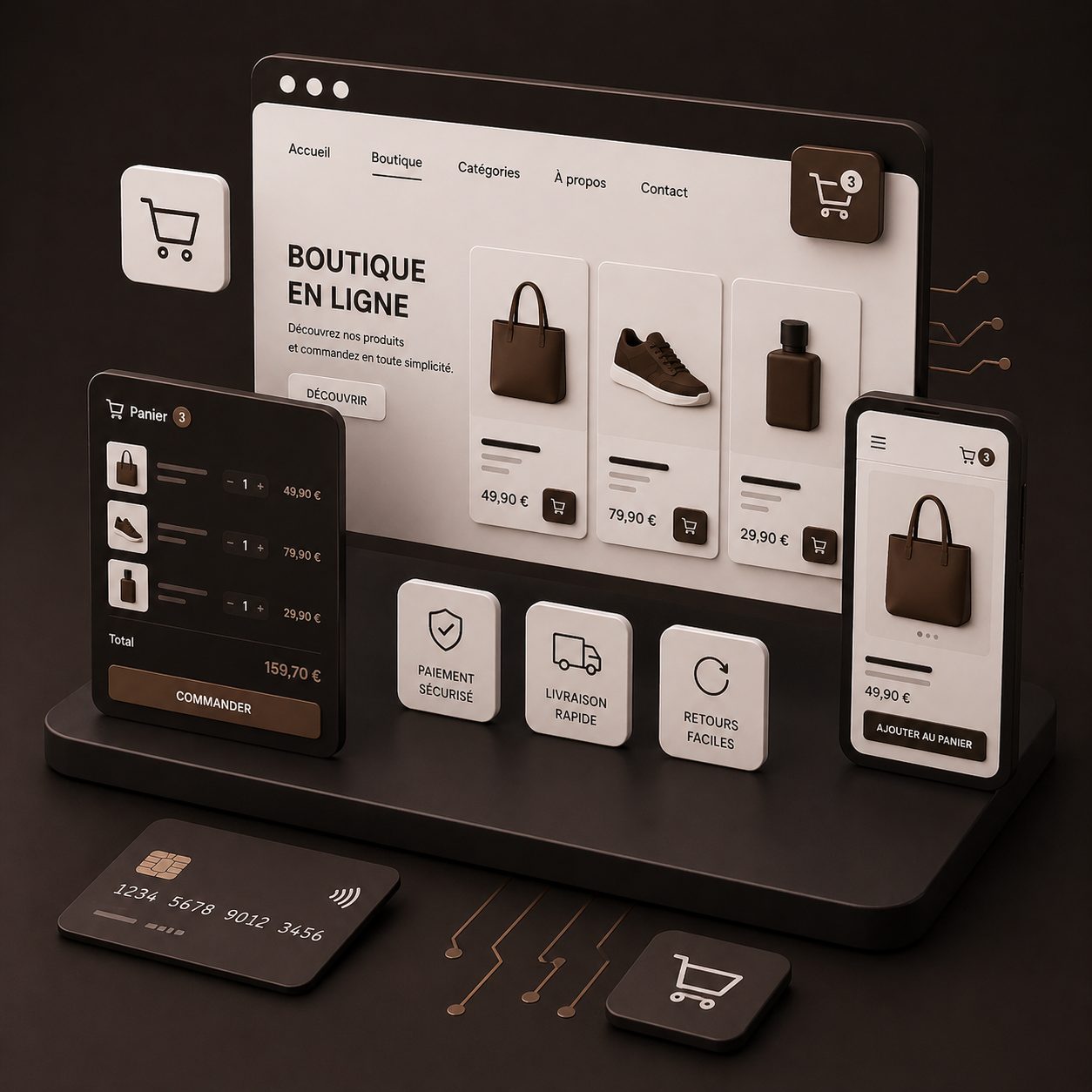 site ecommerce wordpress