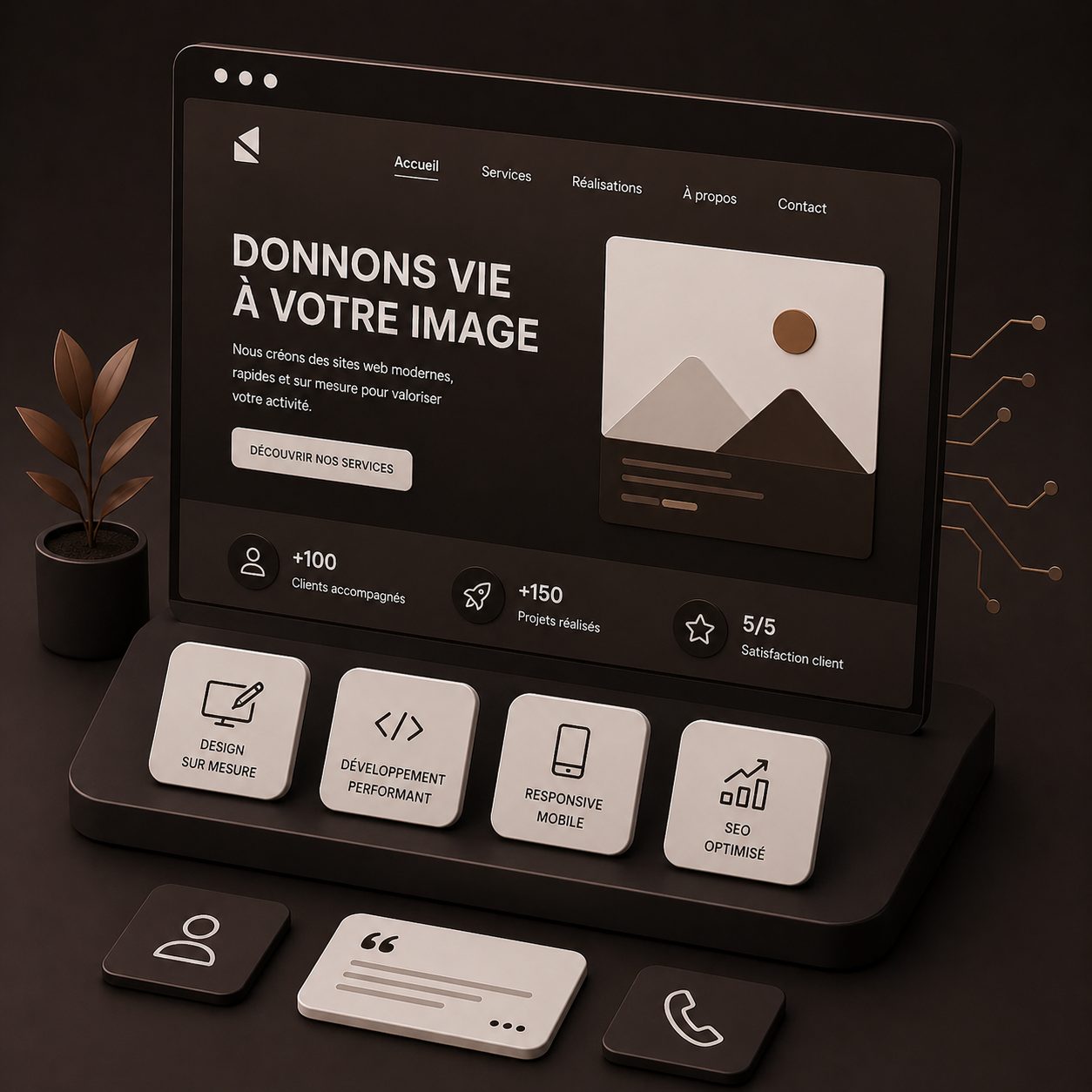 site vitrine wordpress